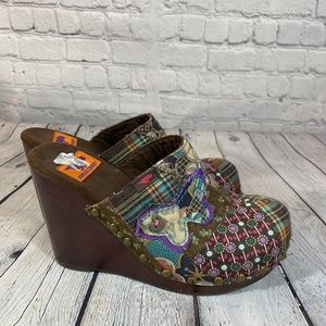 vintage Rocketdog patchwork clog